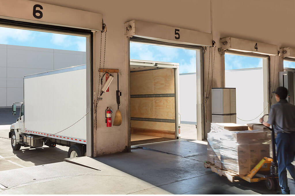 Box Truck at loading dock